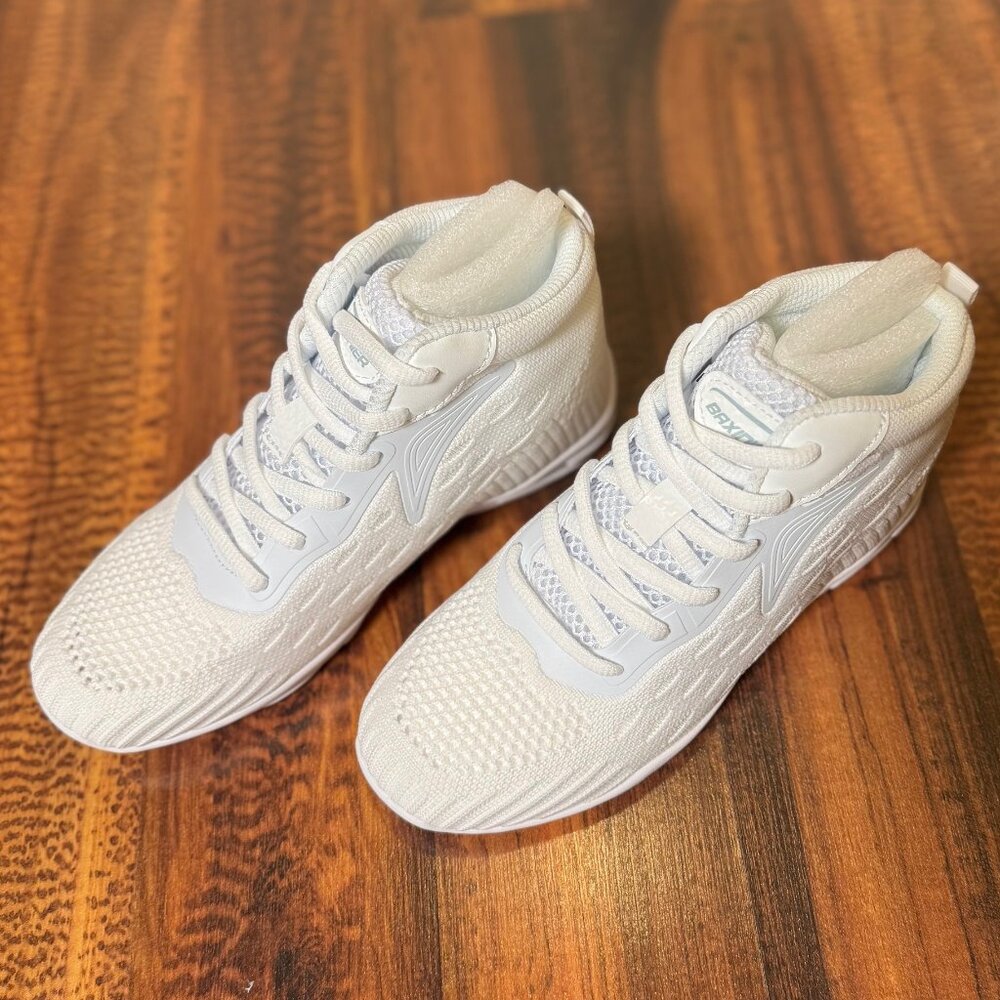 Baxinier White High Top Girls Cheer Shoes  - New in Bag